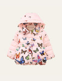 Butterfly Printing Clothes Cotton-Padded Jacket - Mini Taylor