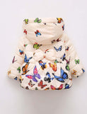 Butterfly Printing Clothes Cotton-Padded Jacket - Mini Taylor