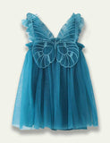 Butterfly Tulle Fluffy Dress