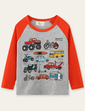 Car Atlas Printed T-shirt - Mini Taylor