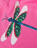 Car Floral Dragonfly Printed Dress - Mini Taylor