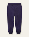 Cartoon Excavator Embroidery Sweatpants - Mini Taylor