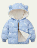 Cartoon Printed down Cotton-Padded Jacket - Mini Taylor