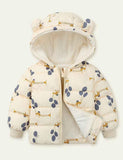 Cartoon Printed down Cotton-Padded Jacket - Mini Taylor