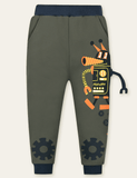 Cartoon Printed School Sweatpants - Mini Taylor