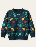 Children's Dinosaur Printed Sweatshirt - Mini Taylor