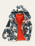 Children's Full Printed 3-in-1 Zipper Jacket - Mini Taylor