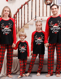 Christmas Hat Printed Family Matching Pajamas - Mini Taylor