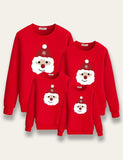 Christmas Santa Claus Printed Sweater - Mini Taylor