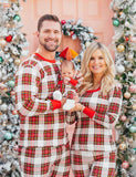 Christmas Stripe Printed Family Matching Pajamas