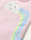 Cloud & Rainbow Print T-Shirt - Mini Taylor