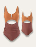 Color Block Family Matching Swim Suit - Mini Taylor