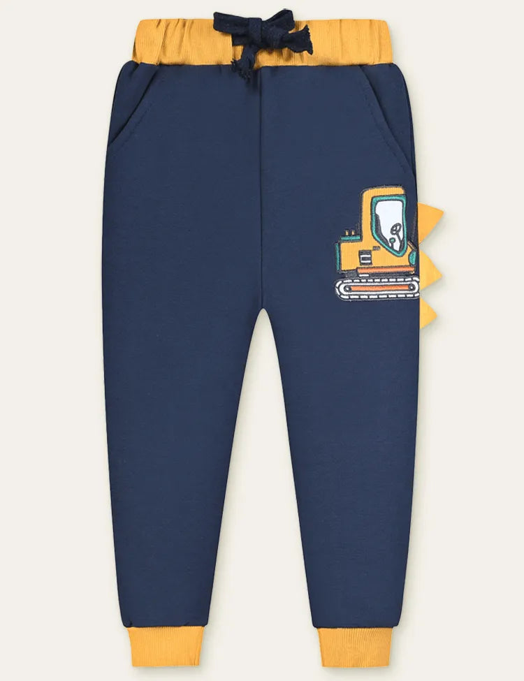 Color Cartoon Printed Sweatpants - Mini Taylor