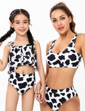 Cow Family Matching Swim Suit