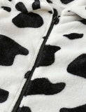 Cow Printed Flannel Coat - Mini Taylor