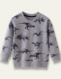 Dinosaur Cotton Sweatshirt