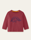 Dinosaur Embroidered Long Sleeve T-shirt - Mini Taylor