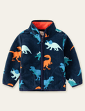 Dinosaur Printed Fleece Jacket - Mini Taylor