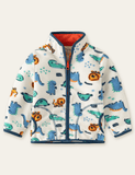 Dinosaur Printed Fleece Jacket - Mini Taylor