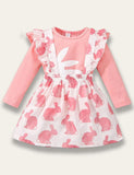 Easter Bunny Top + Suspender Skirt Set - Mini Taylor