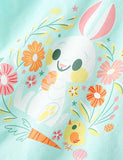 Easter Cartoon Bunny Printed T-Shirt - Mini Taylor