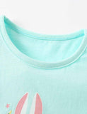 Easter Cartoon Bunny Printed T-Shirt - Mini Taylor