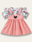 Easter Cute Bunny Print Dress - Mini Taylor