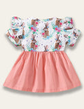 Easter Cute Bunny Print Dress - Mini Taylor