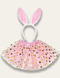 Easter Party Skirt + Bunny Hair Accessory