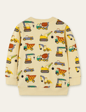 Engineering Vehicle Full Printed Sweatshirt - Mini Taylor