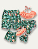 Family Matching Leaf Print Swimsuit - Mini Taylor