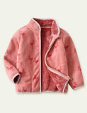 Flamingo Print Polar Fleece Jacket - Mini Taylor