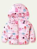 Flamingo Printed down Jacket - Mini Taylor