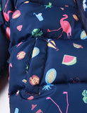 Flamingo Printed down Jacket - Mini Taylor