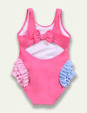 Flamingo Ruffled Swim Suit - Mini Taylor