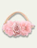 Floral Pearl Tulle Headband - Mini Taylor