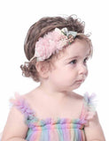 Floral Pearl Tulle Headband - Mini Taylor