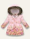 Floral Print Cotton Coat - Mini Taylor