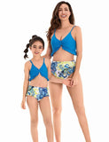 Floral Printed Family Matching Swim Suit