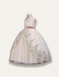 Flower Girl Lace Sequin Princess Dress - Mini Taylor