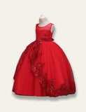 Flower Girl Lace Sequin Princess Dress - Mini Taylor