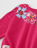 Flower Printed Sweatshirt - Mini Taylor