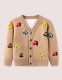 Full Printed Car Cardigan - Mini Taylor