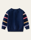 Funny Elk Star Striped Sweater - Mini Taylor