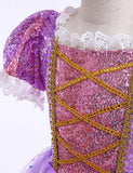 Glitter Rapunzel Party Dress - Mini Taylor