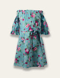 Green Floral Family Matching Dress - Mini Taylor