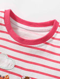 Guinea Pig Pilot Appliqué Stripe T-Shirt - Mini Taylor