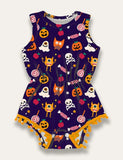Halloween Printed Romper - Mini Berni