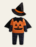 Halloween Pumpkin Long-Sleeve Set - Mini Berni