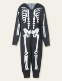 Halloween Skull Printed Family Matching Pajamas - Mini Berni